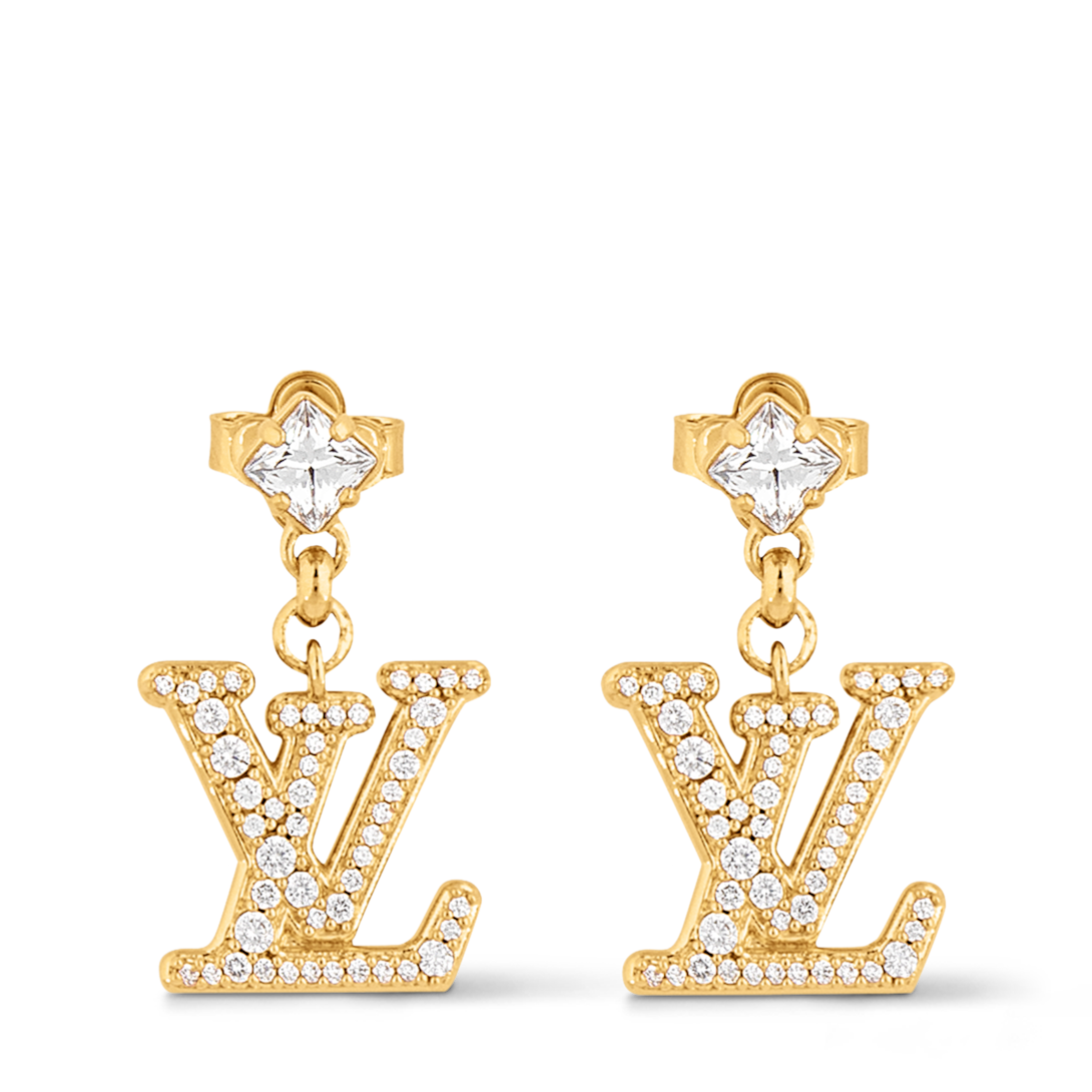 正規品 LOUIS VUITTON MO1844 レディ ピアス ゴールド 完品 ピアス 