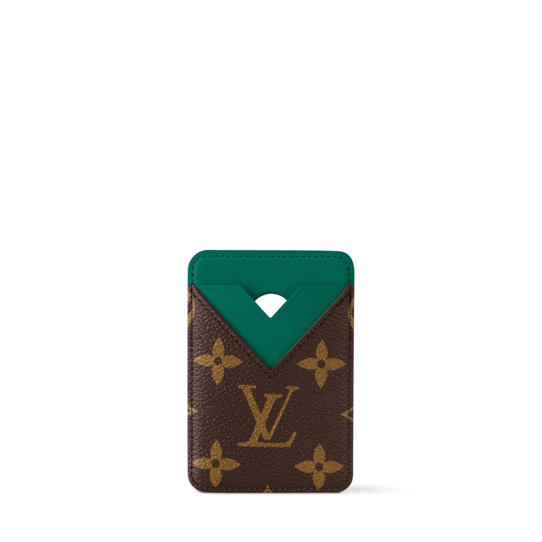 ルイヴィトン ポルトカルトマグネット モノグラム カクタスグリーン  