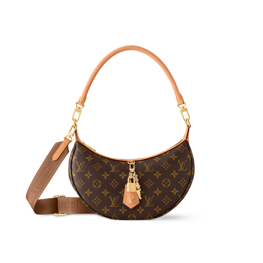ルイ・ヴィトン Louis Vuitton ルーピング MM 肩掛け ワンショルダー ショルダーバッグ モノグラム ブラウン M51146 レディース 中古