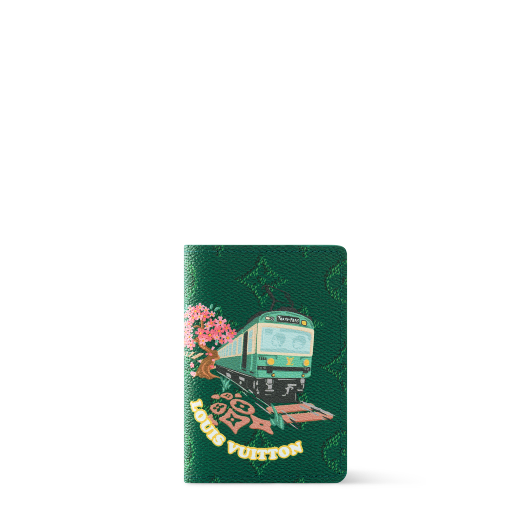 NIGOルイヴィトンLVカードケースM25971オーガナイザー ドゥ ポッシュ緑  