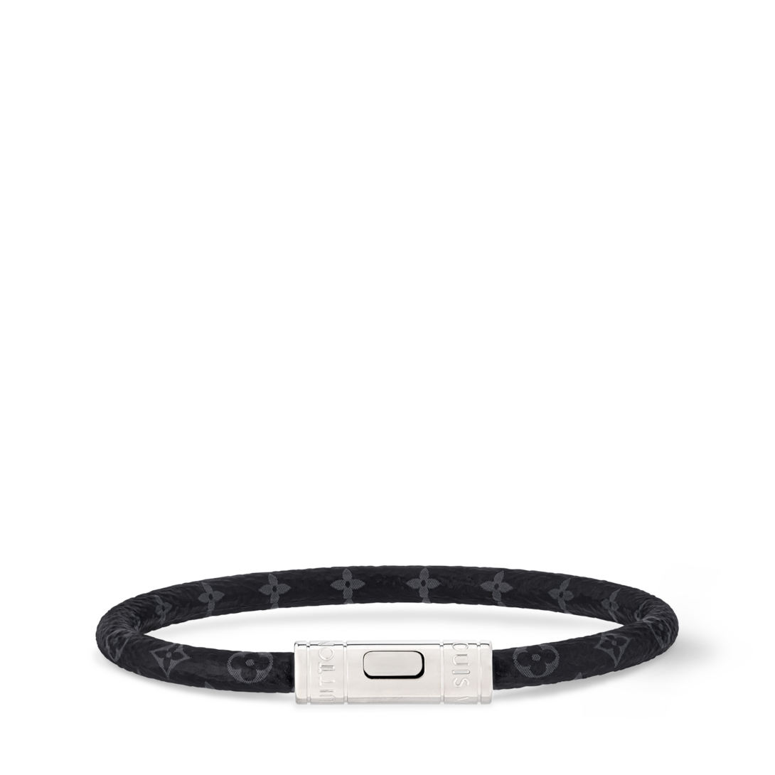 ルイヴィトン ブラスレ キープイット モノグラム エクリプス マカサー LOUIS VUITTON - □美品□ ルイヴィトン ブラスレ キープイット