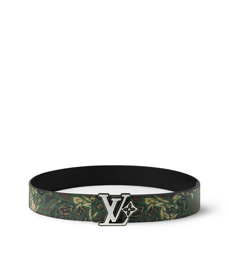 ベルト・LV フラワー カモフラージュ 40MM リバーシブル ｜ルイ 