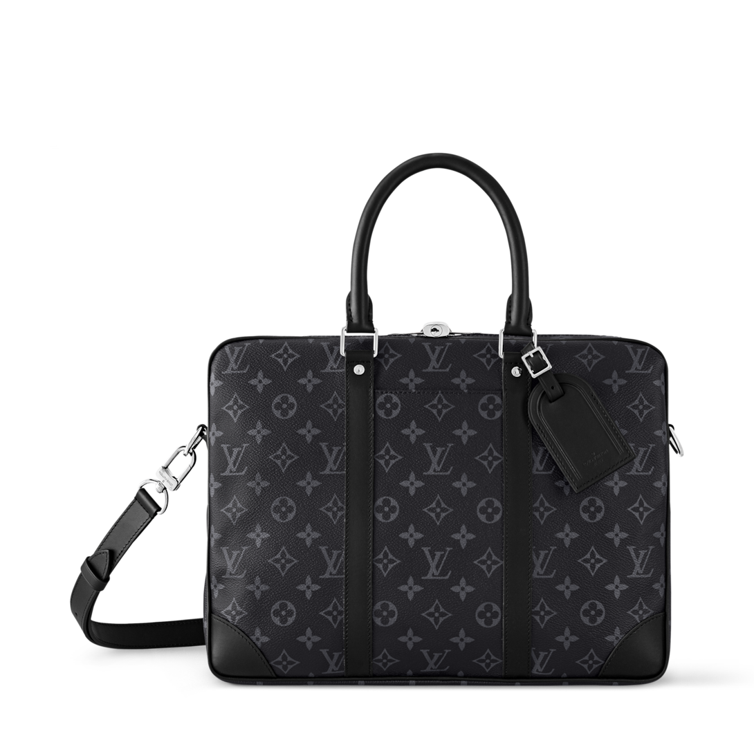 LOUIS VUITTON◇1)ポッシュ・ドキュマン_モノグラム・キャンバス_BRW