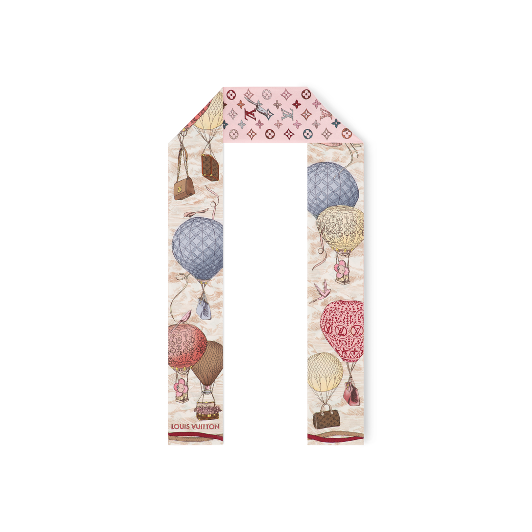 ルイ・ヴィトン シルクスカーフ 気球デザイン（LOUIS 蒸せる VUITTON 