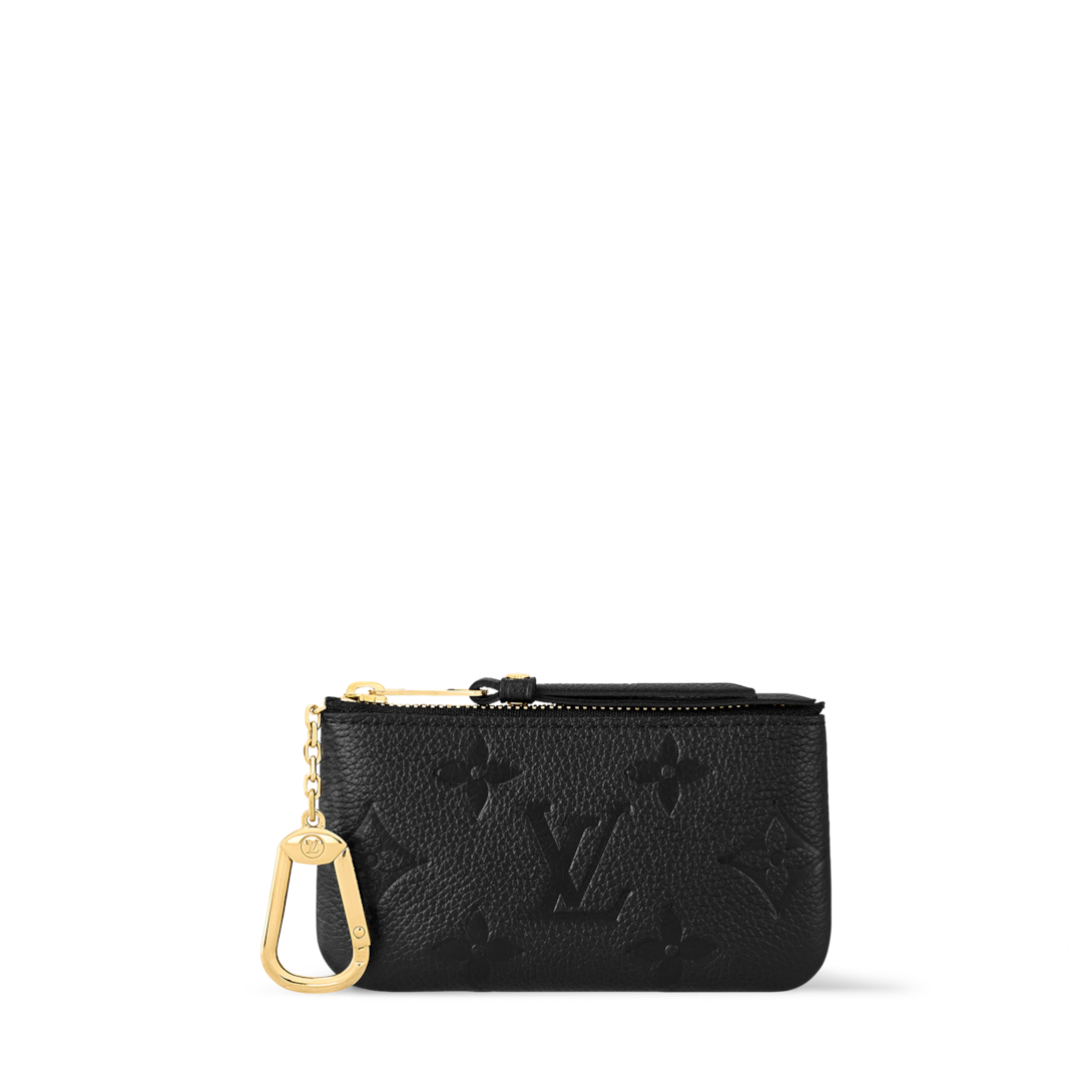 LOUIS VUITTON◆ポシェット・クレ_モノグラム・アンプラント_NVY_マリーヌルージュ/レザー/NVY/総柄/レディース ルイヴィトン モノグラム ポシェット・クレ CA0966 LOUIS VUITTON ルイ