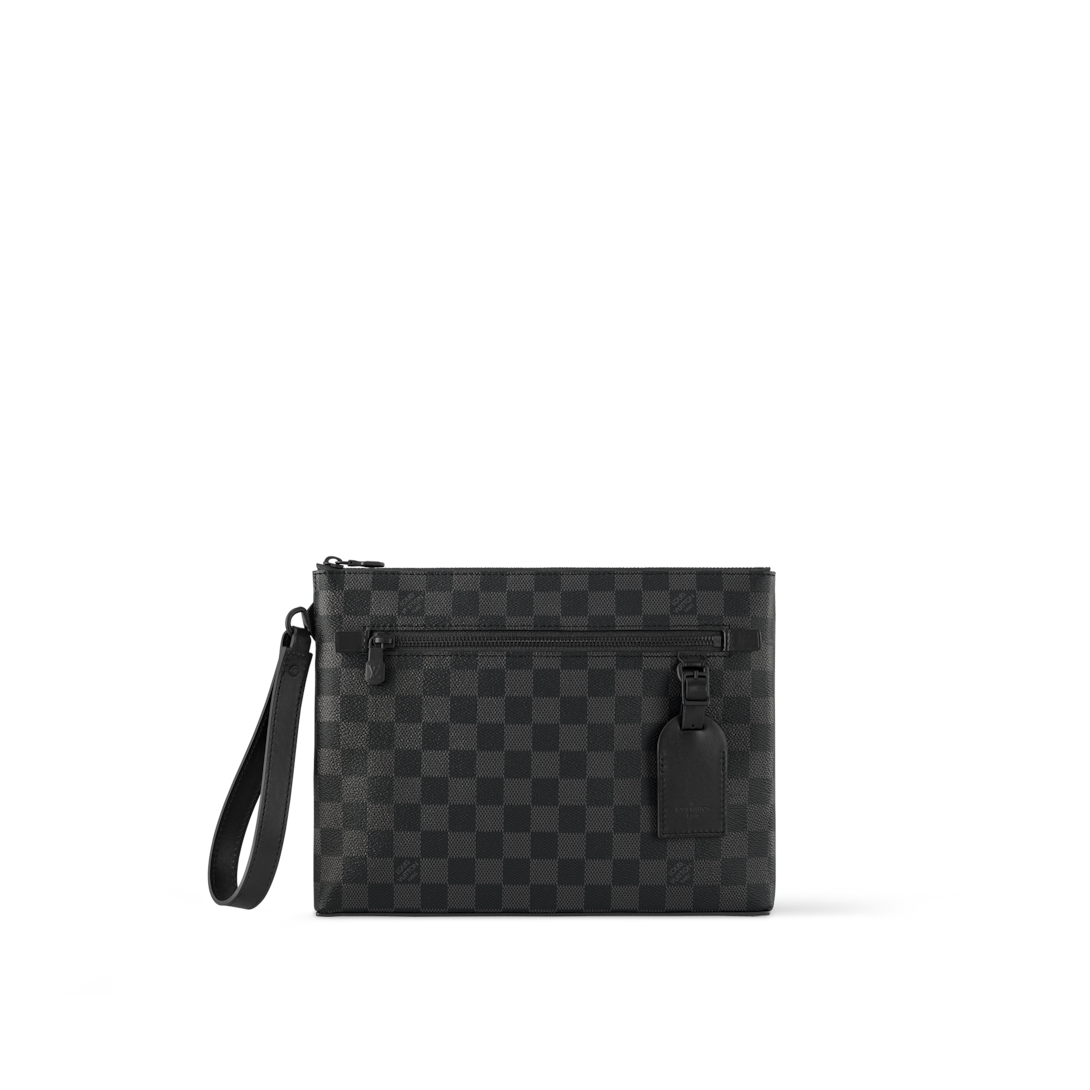 人気SALE，定番人気 LOUIS VUITTON ルイヴィトン テイクオフ・ポーチ アエログラム・レザー クラッチバッグ M81735