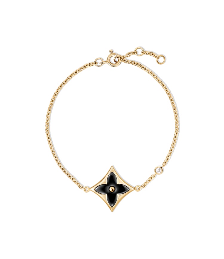ブレスレット スター ブロッサム BB(イエローゴールド×オニキス  