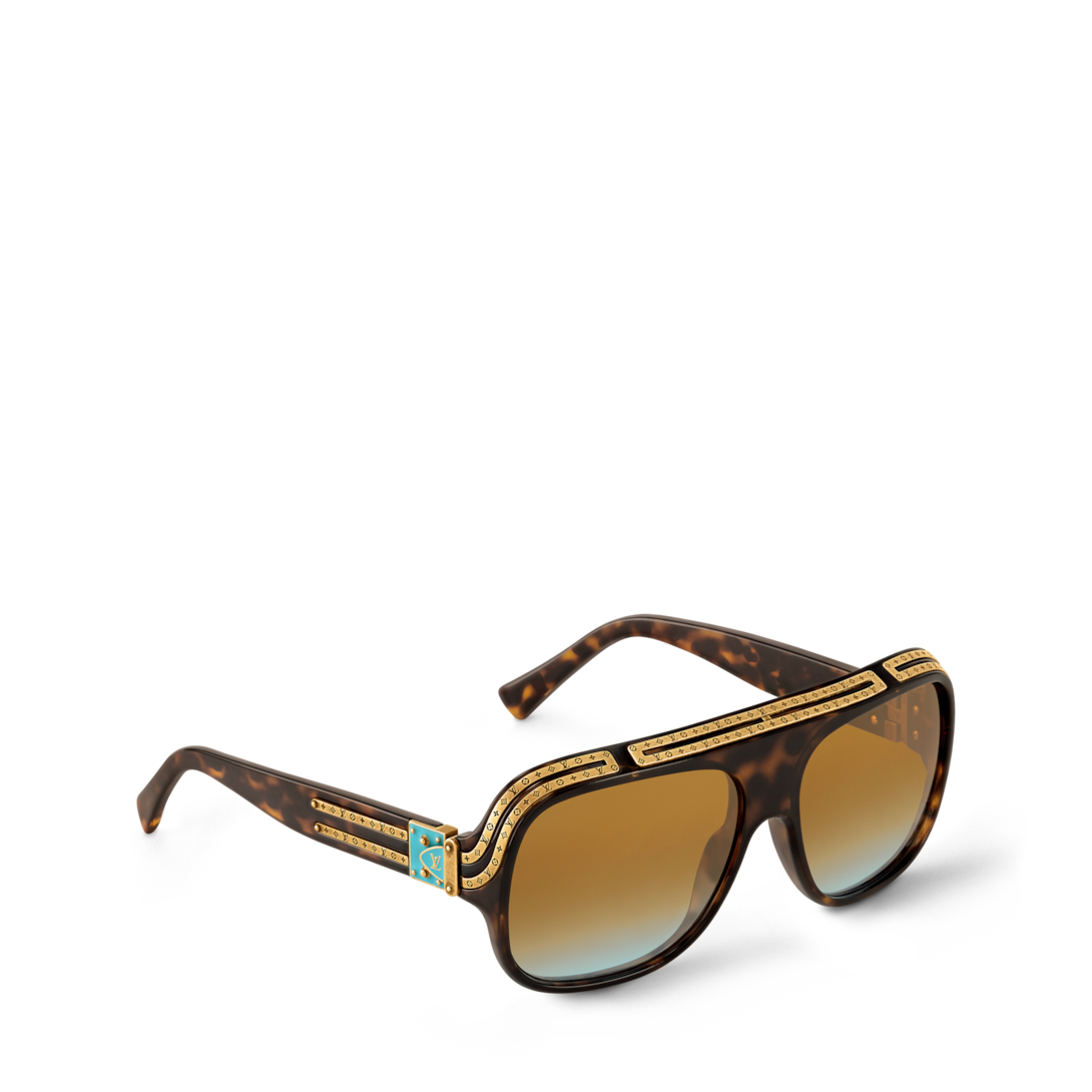 初期 極美品 LOUIS VUITTON ルイヴィトン ミリオネア サングラス 61 