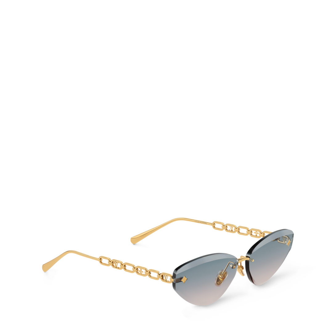 ルイヴィトン Z2430U LV ジュエル・キャットアイ メタルテンプル  