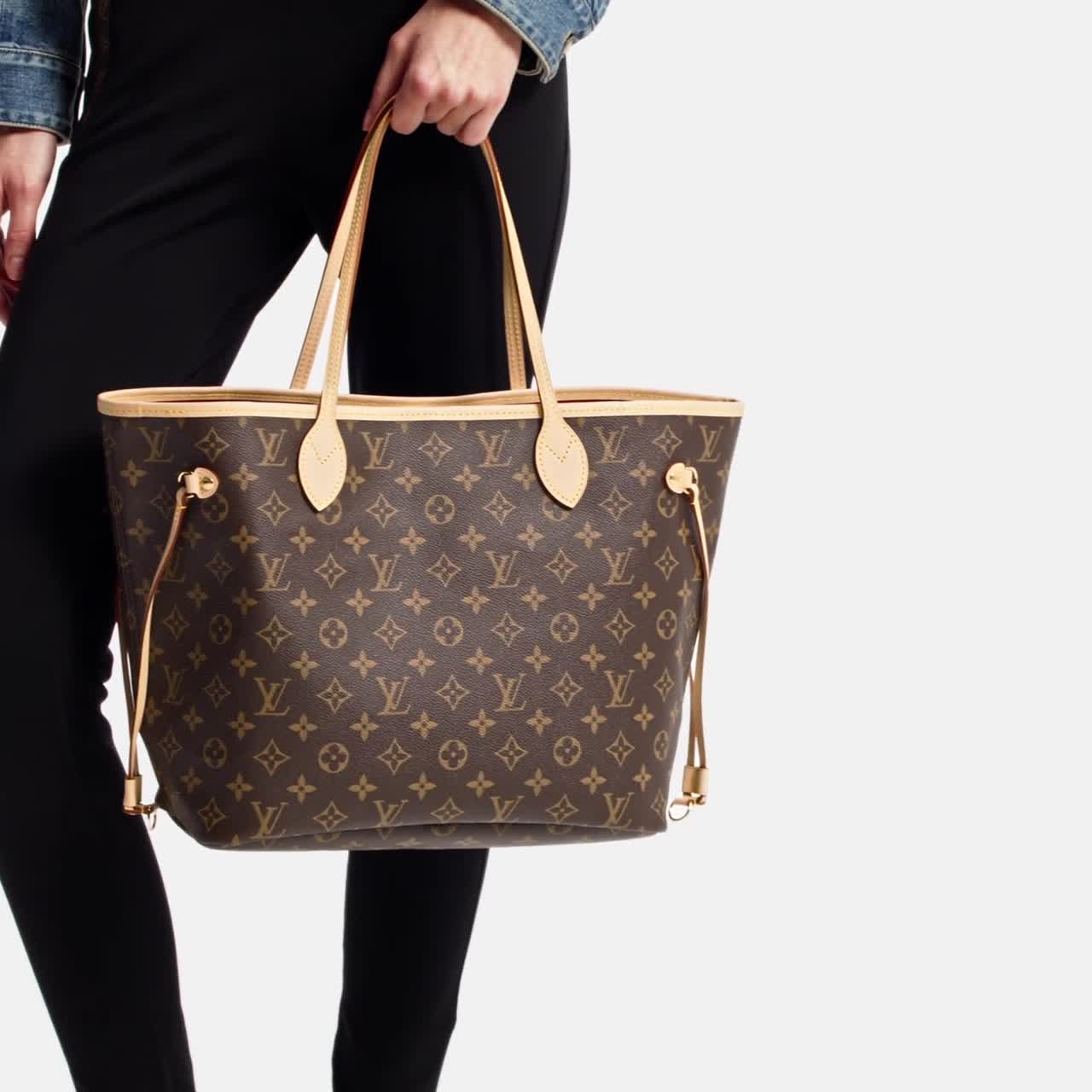 LOUIS VUITTON ネバーフルmmマイLVヘリテージ　バッグ Neverfull MM Monogram Mid Size Cherry Red Tote | LOUIS VUITTON ®